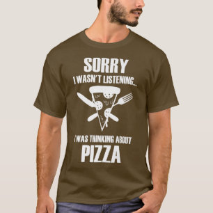 Denk aan de Ironic Gezegde Pizza Chef T-shirt