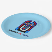 Denk aan de jaren '50 papieren bordje (Gekanteld)