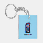 Denk aan de jaren '50 sleutelhanger (Voorkant Links)