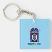 Denk aan de jaren '50 sleutelhanger (Voorkant)