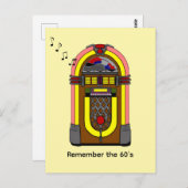 Denk aan de jaren '60 briefkaart (Voorkant / Achterkant)