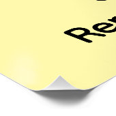 Denk aan de jaren '60 perfect poster (Hoek)