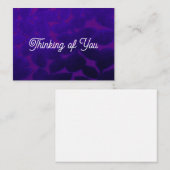 Denk aan de Kaart van de Flat Note Notitiekaartje (Voorkant / Achterkant)