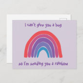 Denk aan de Kaart van je regenboogpost (Voorkant / Achterkant)