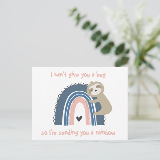 Denk aan de Kaart van je regenboogscolleet (Staand voorkant)