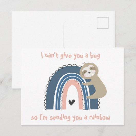 Denk aan de Kaart van je regenboogscolleet (Voorkant / Achterkant)