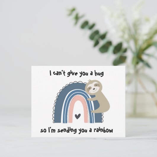 Denk aan de Kaart van je regenboogscolleet (Staand voorkant)