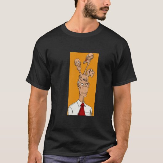 Denk aan de kleine hoofden t-shirt (Voorkant)