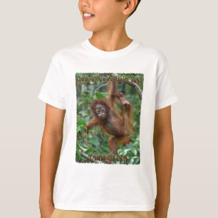 Denk aan de kleine jongens Orangutan t-shirt