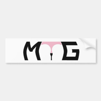 Denk aan de kloof bumpersticker