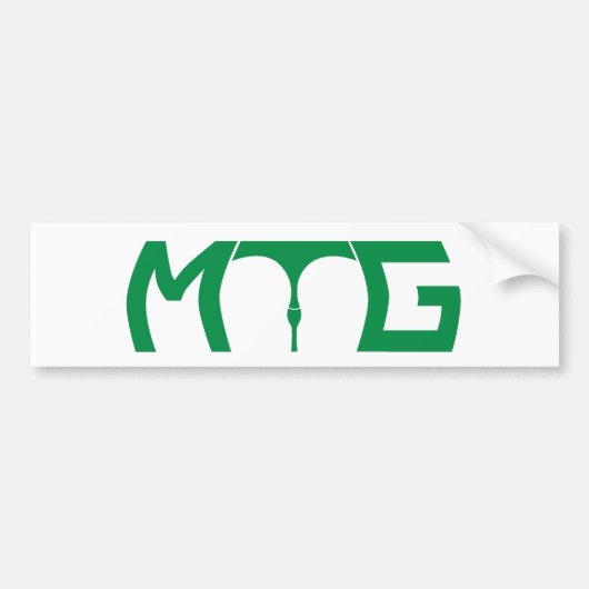 Denk aan de kloof bumpersticker (Voorkant)