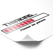 Denk aan de laadbalk. Wees geduldig. Foto Afdruk (Hoek)