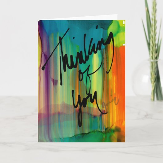 Denk aan de lege Kaart van uw schrijfmachine (Voorkant)