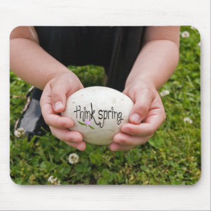Denk aan de lente muismat