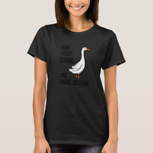 Denk aan de Natuur van ganzen in het wild levende T-shirt