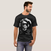 Denk aan de Pop van de aap Art Shakespeare Quote M T-shirt (Voorkant volledig)