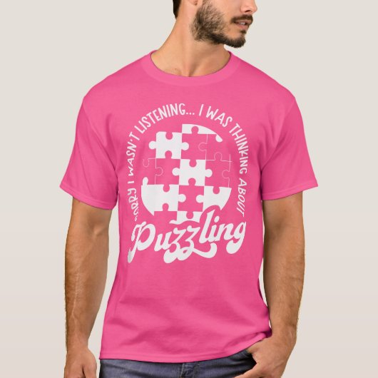 Denk aan de puzzel van de puzzel t-shirt (Voorkant)