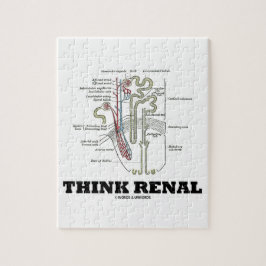 Denk aan de Renale (Nephron Anatomy Illustration) Legpuzzel