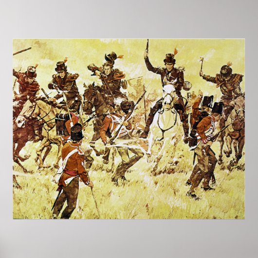 Denk aan de rivier de Raisin door Ken Riley Poster (Voorkant)