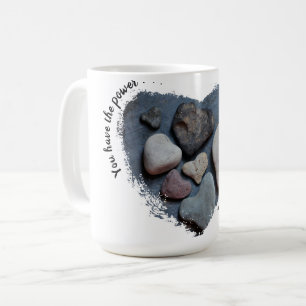 Denk aan de Rocks-Heart-Rocks-Rocks van You-Love Koffiemok