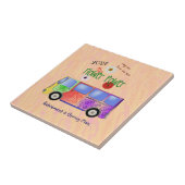 Denk aan de rots en Roll uit de jaren '60, groovy. Tegeltje (Zijkant)