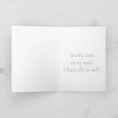 Denk aan de Rustic Fireplace Photo Custom Kaart (Binnen)