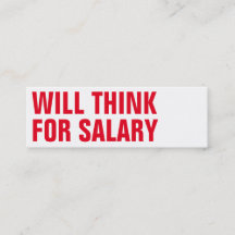 denk aan de salariskunstenaar