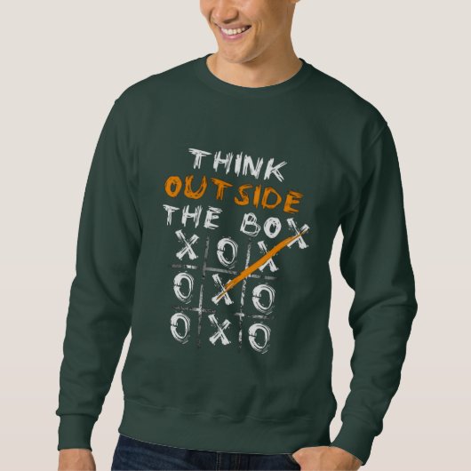 Denk aan de Side Box Sweatshirt (Voorkant)