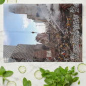 Denk aan de slachtoffers - 11 september 2001 theedoek (Gevouwen)