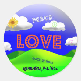 Denk aan de sticker uit de jaren zestig