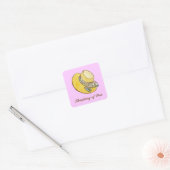 Denk aan de Sticker van uw rietje Pet (Envelop)