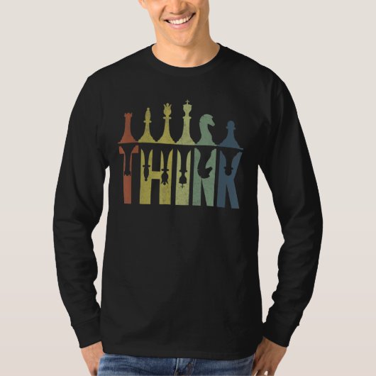 Denk aan de teruggave van  schaakstukken t-shirt (Voorkant)