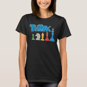 Denk aan de teruggave van  schaakstukken t-shirt