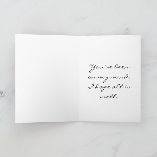 Denk aan de Upright Prairie Coneflower foto Kaart (Binnen)