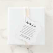 Denk aan de viering van de Life Candle Bedankjes Labels (In situ)