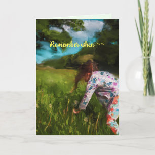 DENK AAN DE VRIENDSCHAP KAART