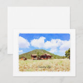 Denk aan de Waterverf van de Life Cabins uit uw la Briefkaart