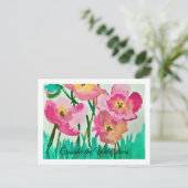 Denk aan de Wildbloemen Briefkaart (Staand voorkant)