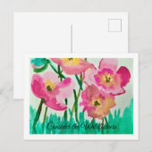 Denk aan de Wildbloemen Briefkaart (Voorkant / Achterkant)