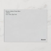 Denk aan deze Christelijke Bijbelschets van Dingen Briefkaart (Achterkant)