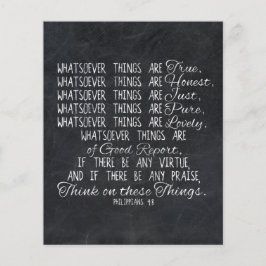 Denk aan deze Christelijke Bijbelschets van Dingen Flyer