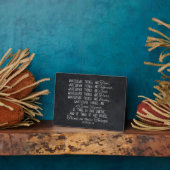 Denk aan deze Christelijke Bijbelschets van Dingen Fotoplaat (Zijkant)