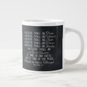 Denk aan deze Christelijke Bijbelschets van Dingen Grote Koffiekop (Rechts)