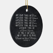 Denk aan deze Christelijke Bijbelschets van Dingen Keramisch Ornament (Rechts)