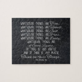 Denk aan deze Christelijke Bijbelschets van Dingen Legpuzzel