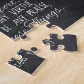 Denk aan deze Christelijke Bijbelschets van Dingen Legpuzzel (Zijkant)