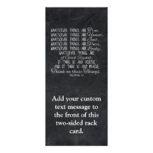 Denk aan deze Christelijke Bijbelschets van Dingen