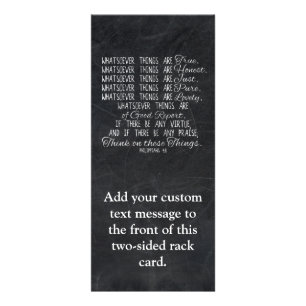 Denk aan deze Christelijke Bijbelschets van Dingen Reclamekaart