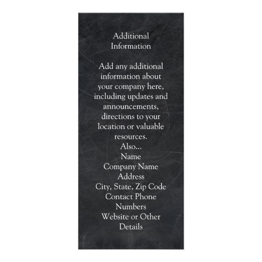 Denk aan deze Christelijke Bijbelschets van Dingen Reclamekaart (Achterkant)