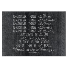 Denk aan deze Christelijke Bijbelschets van Dingen Snijplank